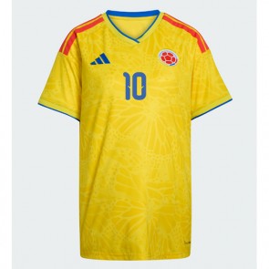 Colombia James Rodriguez #10 Hjemmebanetrøje Dame VM 2026 Kortærmet